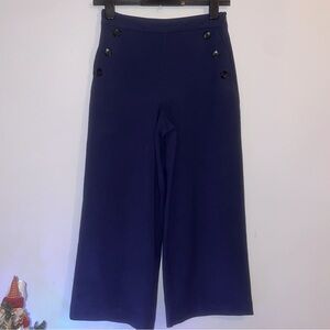 SALE‼️ EUC Halogen navy wide leg pants
